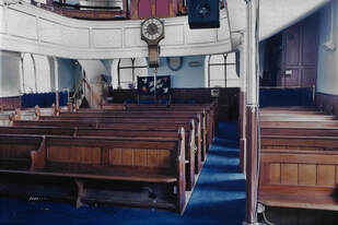 Cam Congregational Church Pews installed in 1818